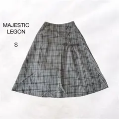 マジェスティックレゴン レースアップチェック柄スカート フレアスカート ガーリーのサムネイル