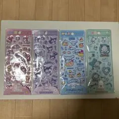 サンリオシール マイメロ・クロミ・シナモンロール・ポチャッコ