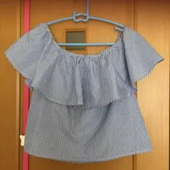 ストライプトップス ブラウスのサムネイル