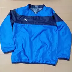PUMA ピステ ウィンドブレーカー 青/ネイビー　130cm