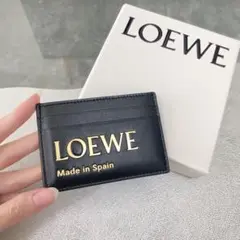 LOEWE ブラック レザー ケース カードケース 財布 LOEWE カードケース | ブラック | FARFETCH JP