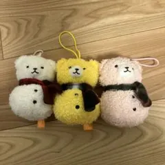 長崎ハウステンボス 熊 くま 雪だるま 巨大ガチャ 雪だるまベア 黄色白ピンクのサムネイル