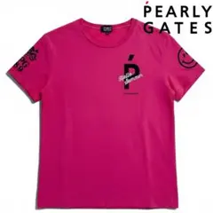 美品♡ パーリーゲイツ PG1989 ニコちゃん Tシャツ ピンク系のサムネイル