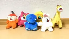 たべっこどうぶつ ぬいぐるみ キーリング アクリルプレート付き