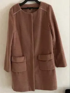 & by P&D ピンキーアンドダイアン　ノーカラーコート38 M