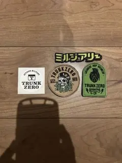 TRUNKZERO ベルクロ ワッペン トランクゼロ m16 2枚セット - メルカリ