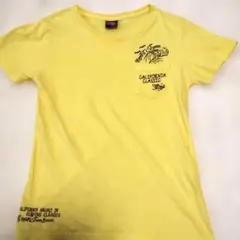 【ヴィンテージ風】サーフ Tシャツ イエロー Lサイズ カリフォルニアデザイン
