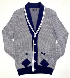 @美品「EPOCA UOMO」リネン混 綿×ナイロン カーディガン 日本製　46のサムネイル