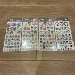 新品！たまごっち4サイズステッカー 3種類4枚セット(^^)