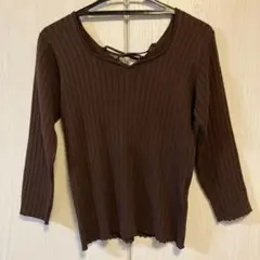 MAJESTIC LEGON ニット カットソー ブラウン