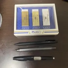 オレンズネロ、スクリプト ケリー0.7mm 3本セット Radar限定消しゴムのサムネイル