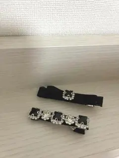 SNIDELビジュー付きヘアピン 2本セット ガチャガチャのサムネイル