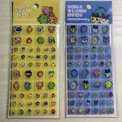 し*ほ様 たまごっち　タイルみたいなシール　タイルシール、イエローとブルーの2シ