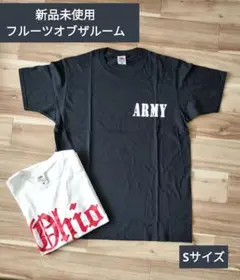新品未使用 フルーツオブザルーム プリントTシャツ Sサイズ 2枚セット