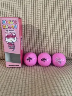 ブリヂストン Hello Kitty ゴルフボール 3球のサムネイル