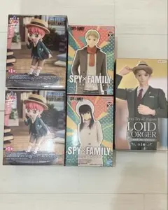 スパイファミリー　プライズ　フィギュア　アーニャ　他　5個セット　まとめ売り