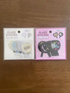 【新品・未使用】フレークシール　セット　ハート　推し活　デザイン