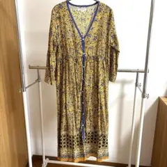 花柄ワンピース　FREAK'S STORE インド製　2wayワンピース