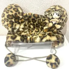 【激レア】ディズニー ミニー ファンキャップ ヒョウ柄 平成 jk 豹柄 レトロ