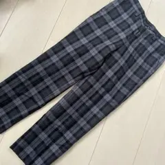 コムサイズム キッズ 120 ズボン フォーマル チェック柄 グレー