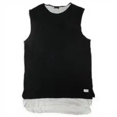 STAMPD スタンプド バイカラー レイヤード Tシャツ 黒灰 XL - メルカリ