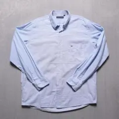 TOMMY HILFIGER 3325 長袖シャツ L 青