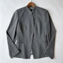 GIORGIO ARMANI シルク混 マオカラージャケット 42 ギャザーのサムネイル