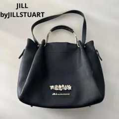 JILLbyJILLSTUART 黒ビジュー付きトートバッグ
