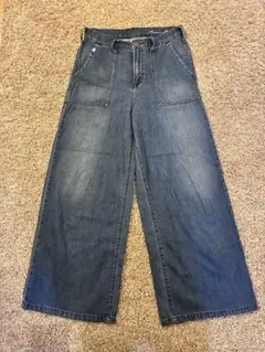 アメリカンホリック　ワイドレッグデニム