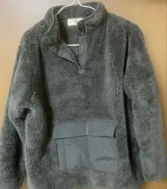 フリースチャコールグレー　フリーサイズ