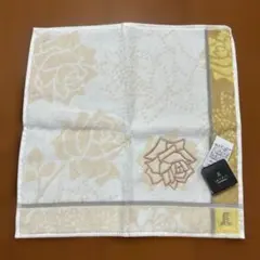 新品　LANVIN COLLECTION ハンカチ ローズ柄のサムネイル