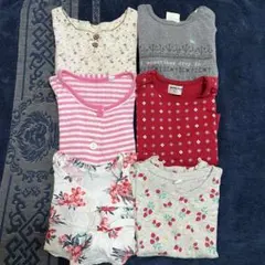 トップス　半袖　ノースリーブ　95cm 6点セット　まとめ売り　女の子　ベビー