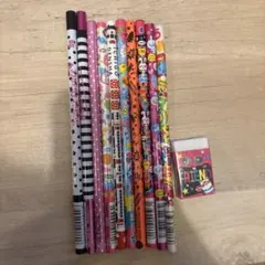 平成　新品　鉛筆10本　消しゴム1個　平成レトロ