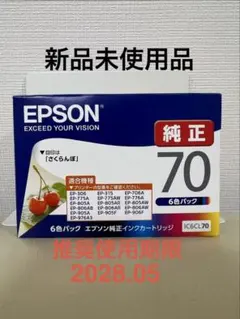 エプソン IC6CL70L インクカートリッジ 6色セット 純正9 さくらんぼ