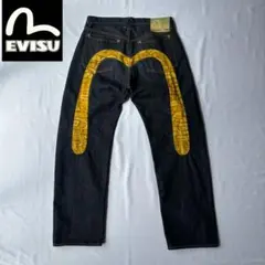 EVISU ジャージ 38サイズ 黒大黒 ビックカモメ ブラウン トラック 