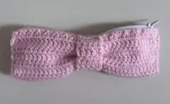 SALE‼️リボンのペンケース ハンドメイド 編み物