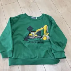 BABYDOLL トレーナー　ショベルカー　110