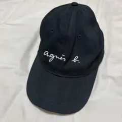 agnès b. 黒 ベースボールキャップ TU