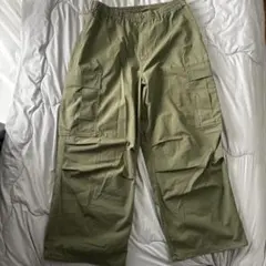 GU カーゴパンツ オリーブグリーン