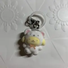 サンリオ　めじるしアクセサリー　ふわふわスノー　ポムポムプリン