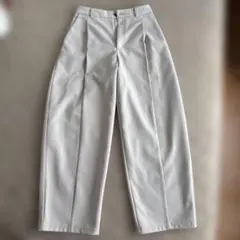 〈美品〉GUブラッシュドワイドテーパードパンツ