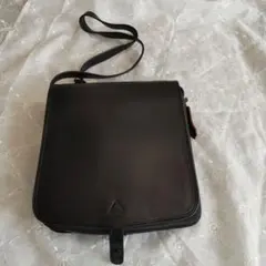 renoma レザー ショルダーバッグ ブラック