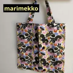 【極美品】マリメッコ ハッタラクッカ ファブリックバッグ トートバッグ 花柄