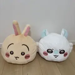 ちいかわ　プレミアムドームクッション　うさぎとモモンガ