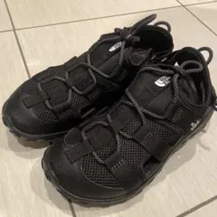 브랜드 뉴 더 노스페이스 아웃도어 샌들 블랙 23cm
