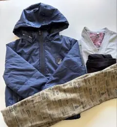 キッズアウター、ズボン、カーディガン、レギンス4点セット まとめ売り