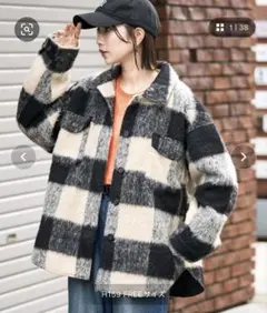 FREAK'S STORE 限定展開チェック シャギー シャツ アウター