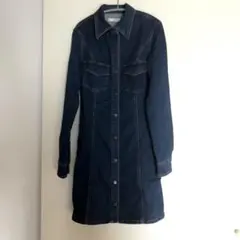 ダークデニム シャツワンピースのサムネイル