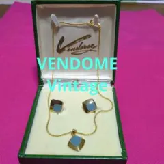 ❤　Vendome ・ヴァンドーム・Vintageネックレス ＆イヤリングセット