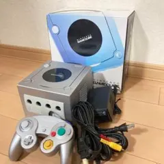 【動作確認済】GC ゲームキューブ 本体 シルバー 箱付き